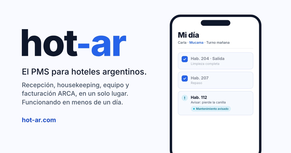 Portada de la web de hot-ar